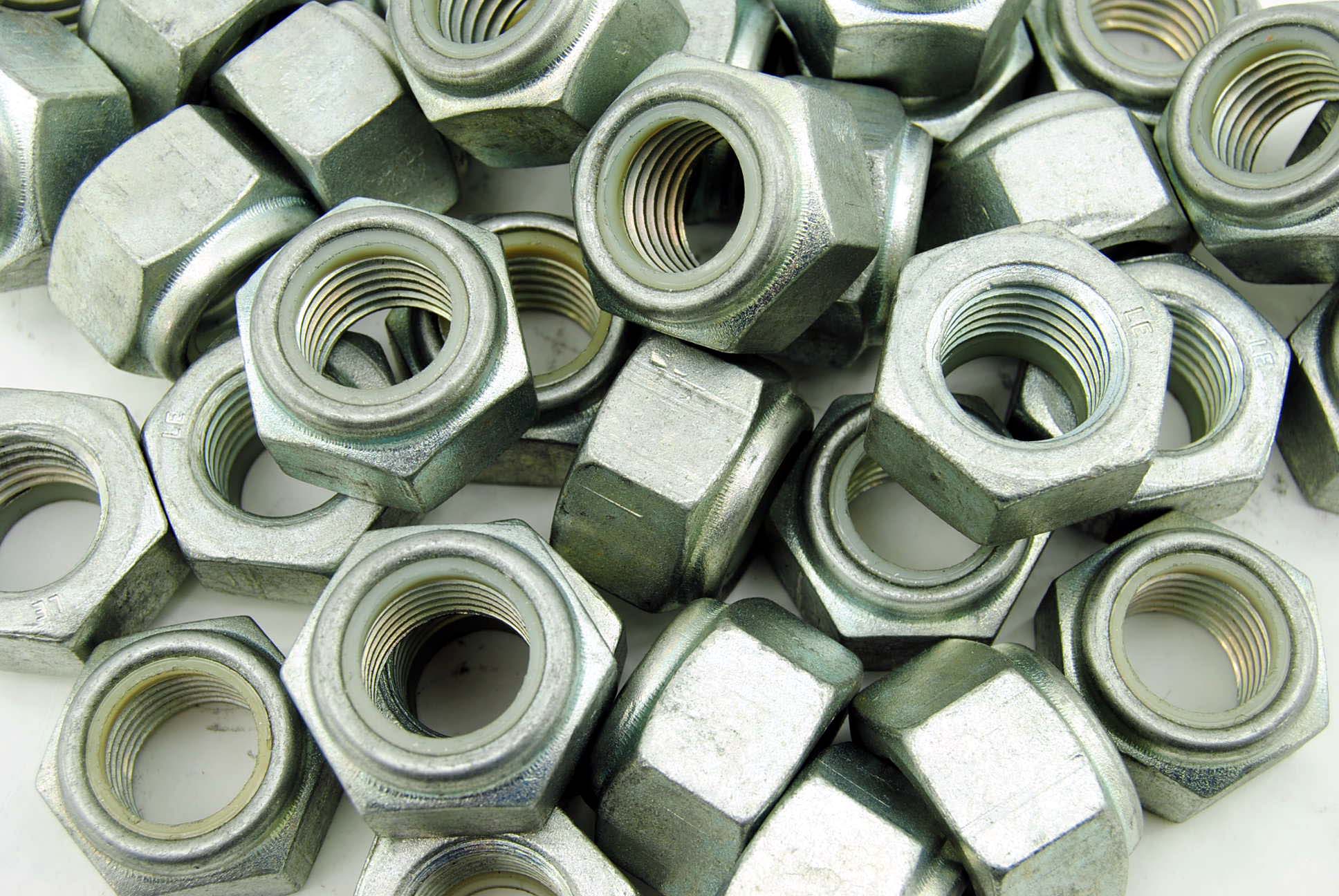 1500-Pack #8-32 Zinc Plated Nylock Hex Machine Nuts – Lexar Industrial - View #3